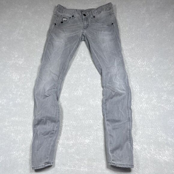 G-Star Raw Jeans Womens Size 31 Gray Denim Stretch Cotton Blend ARC Super Skinny - Picture 1 of 15